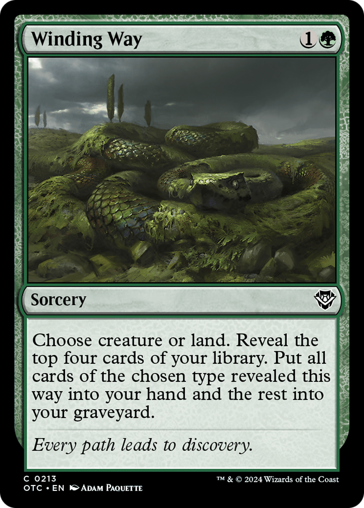 Image of Winding Way [Outlaws of Thunder Junction Commander]