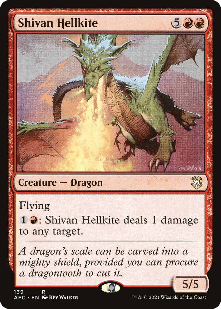Image of Shivan Hellkite [Dungeons & Dragons: Adventures in the Forgotten Realms Commander]