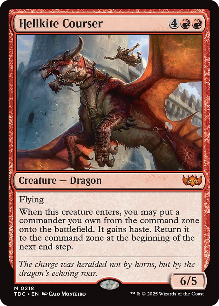 Image of Hellkite Courser [Tarkir: Dragonstorm Commander]