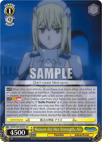 Image of Reason for Her Strength, Ais (DDM/S88-E002S SR) [Is it Wrong to Try to Pick Up Girls in a Dungeon?]