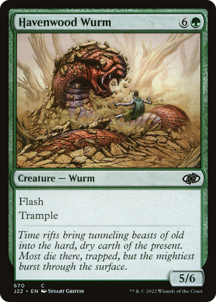 Image of Havenwood Wurm [Jumpstart 2022]