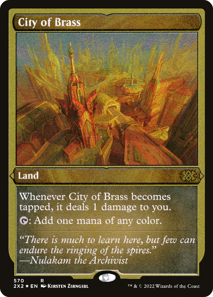 Image of City of Brass (Foil Etched) [Double Masters 2022]