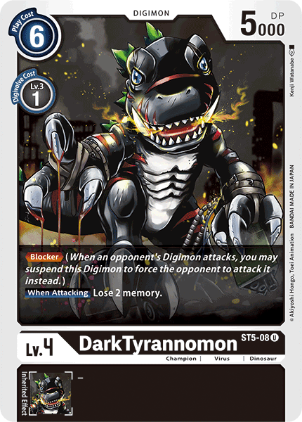 Image of DarkTyrannomon [ST5-08] [Starter Deck: Machine Black]