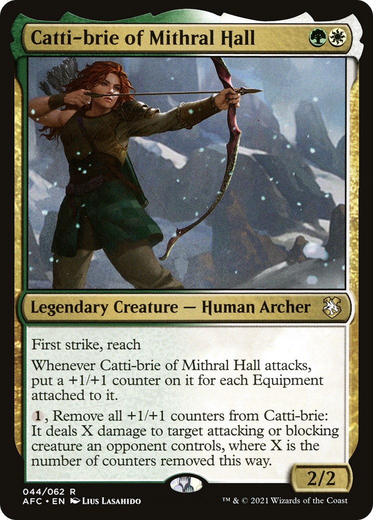 Image of Catti-brie of Mithral Hall [Dungeons & Dragons: Adventures in the Forgotten Realms Commander]