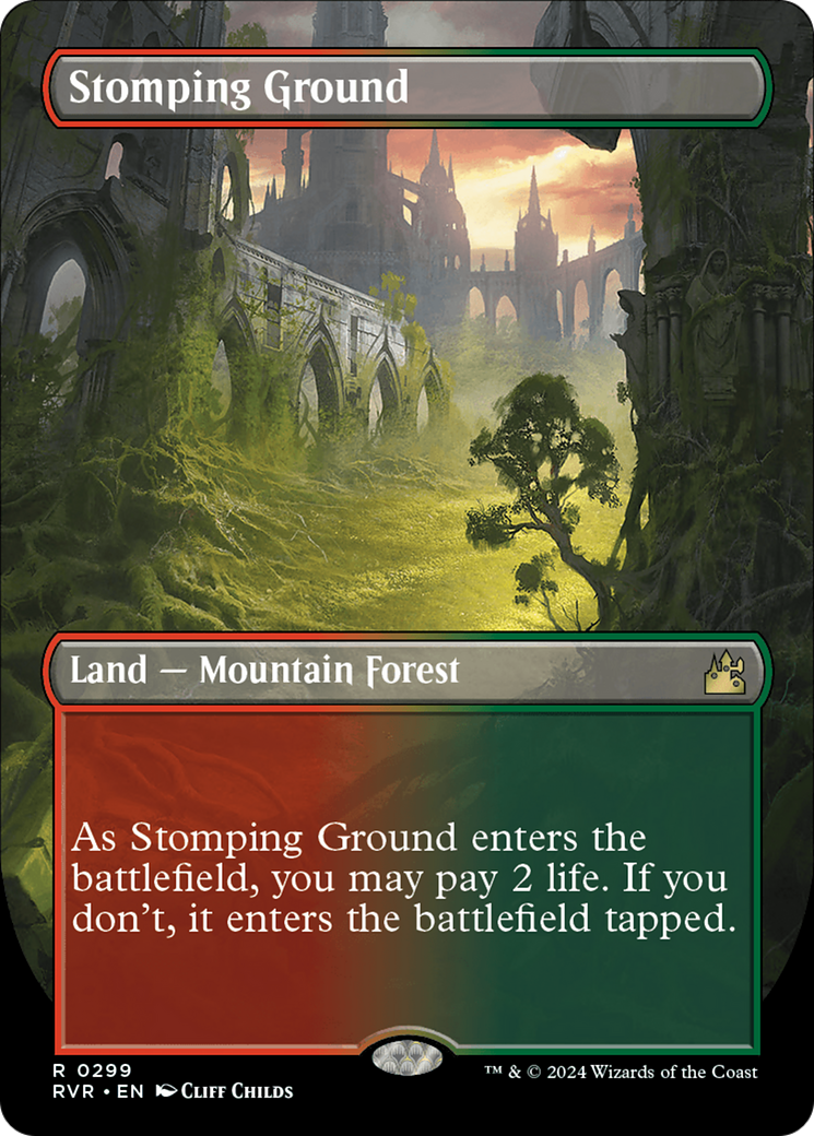 Image of Stomping Ground (Borderless) [Ravnica Remastered]