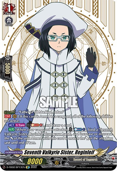 Image of Seventh Valkyrie Sister, Reginleif (D-TB02/SP13EN) [Record of Ragnarok]