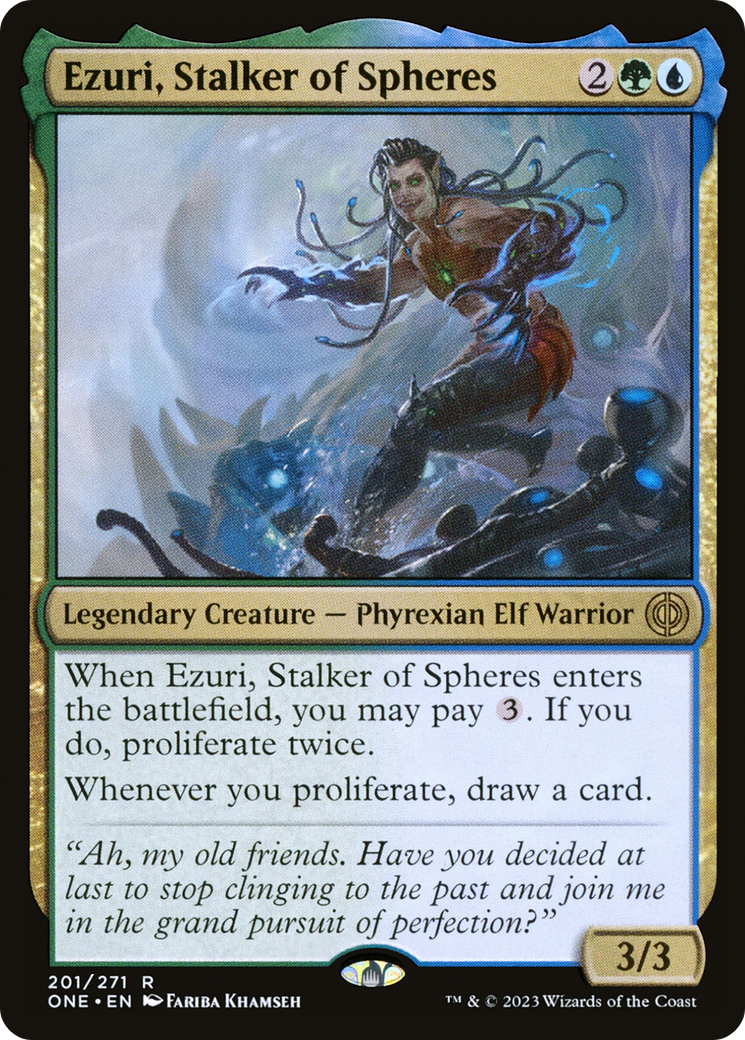 Image of Ezuri, Stalker of Spheres [Phyrexia: All Will Be One]