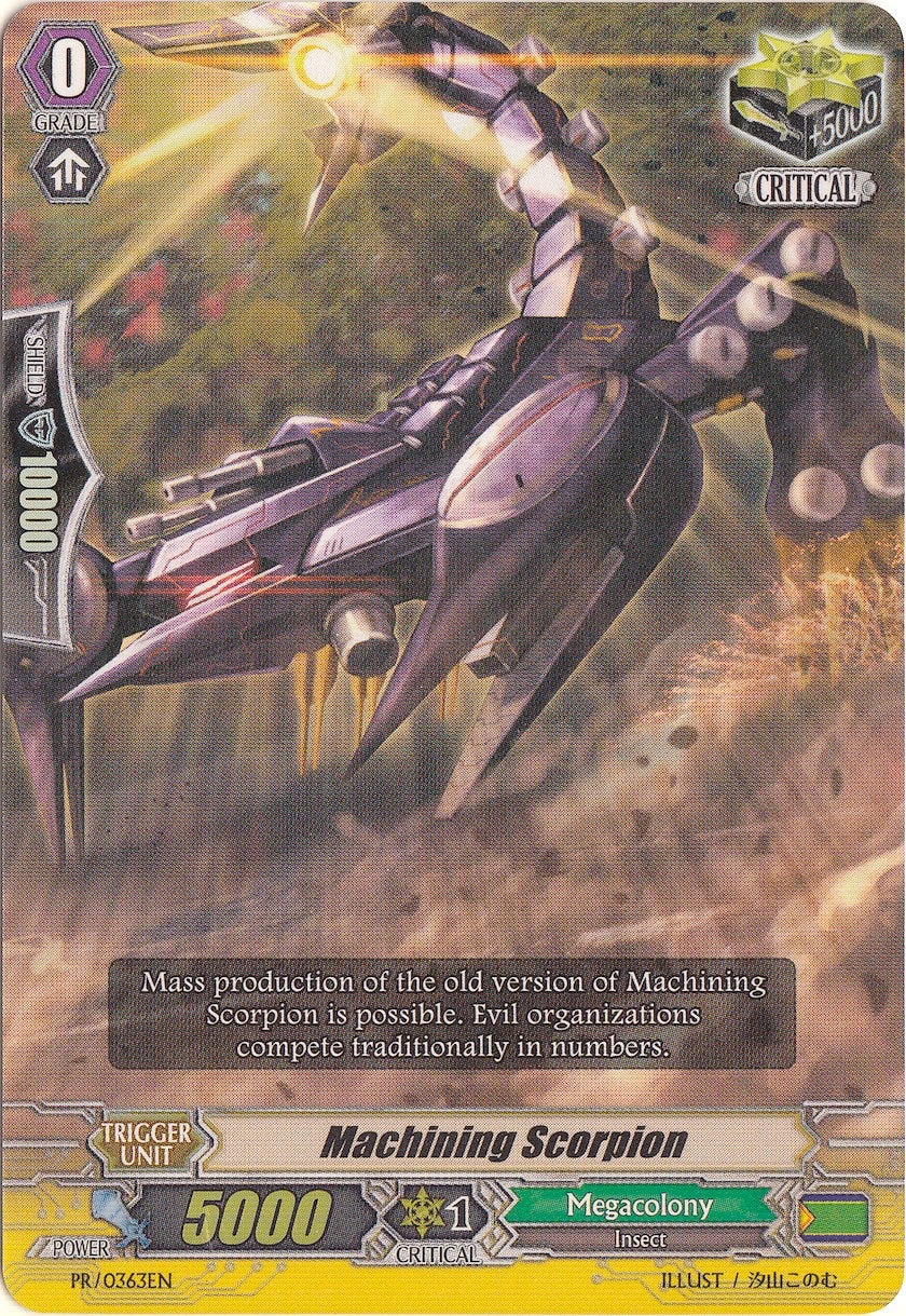 Image of Machining Scorpion (PR/0363EN) [Promo Cards]