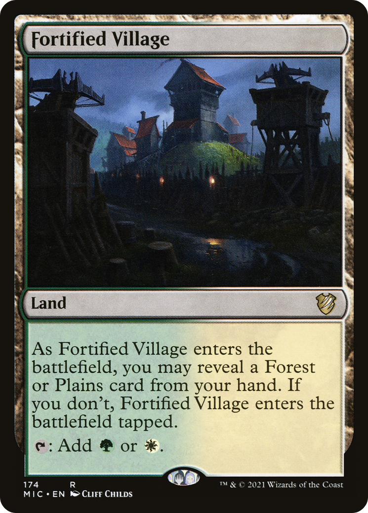 Image of Fortified Village [Innistrad: Midnight Hunt Commander]