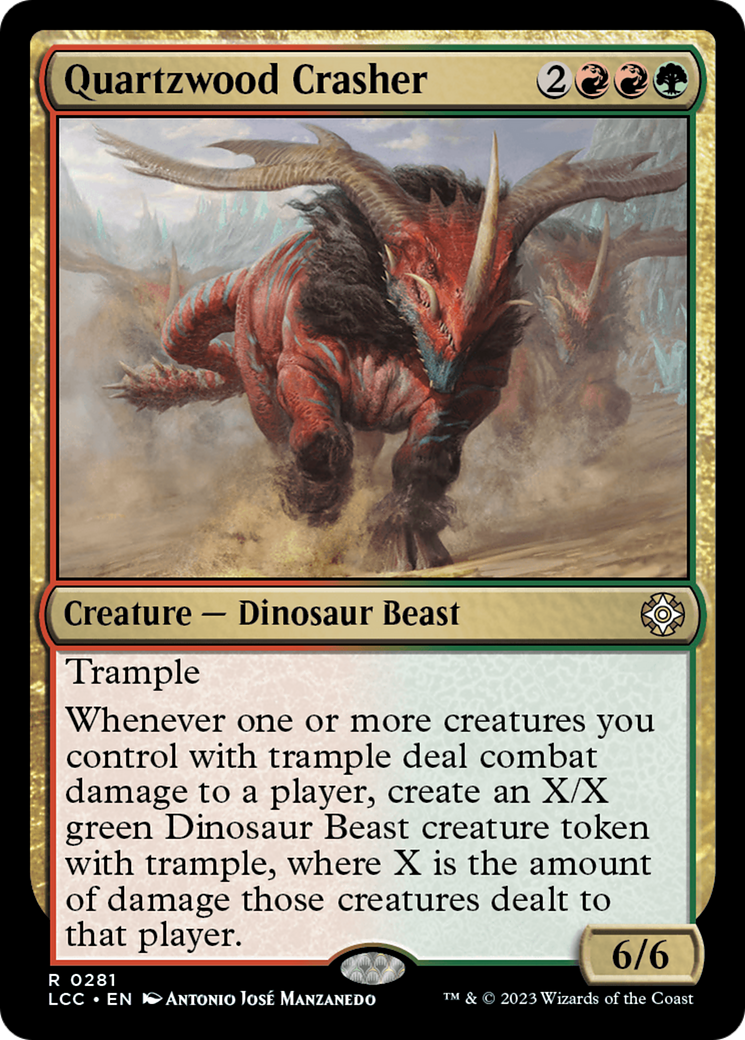Image of Quartzwood Crasher [The Lost Caverns of Ixalan Commander]