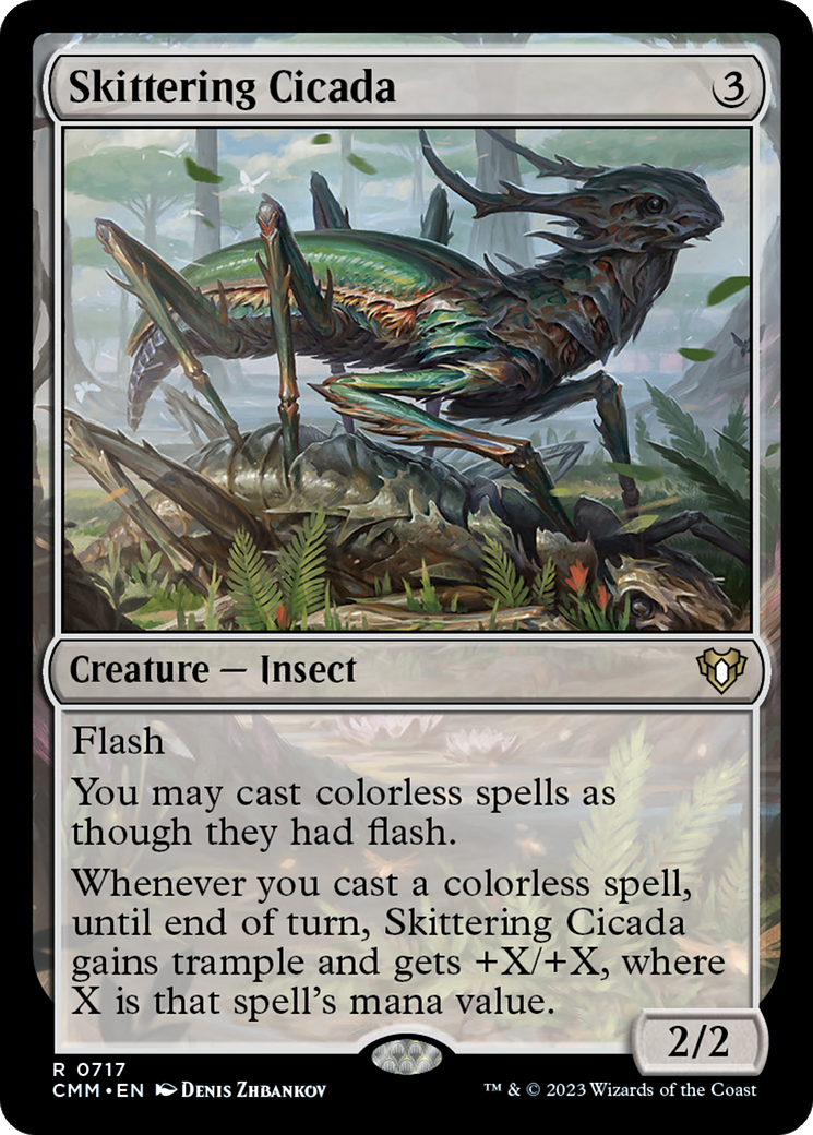 Image of Skittering Cicada [Commander Masters]