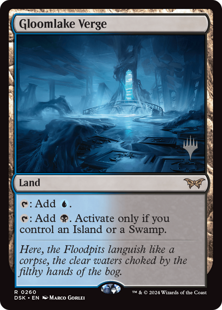 Image of Gloomlake Verge (Promo Pack) [Duskmourn: House of Horror Promos]