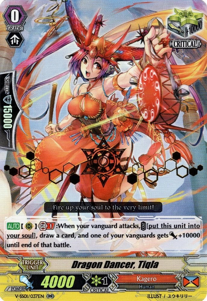 Image of Dragon Dancer, Tiqla (Hot Stamped) (V-SS01/037EN) [Premium Collection 2019]