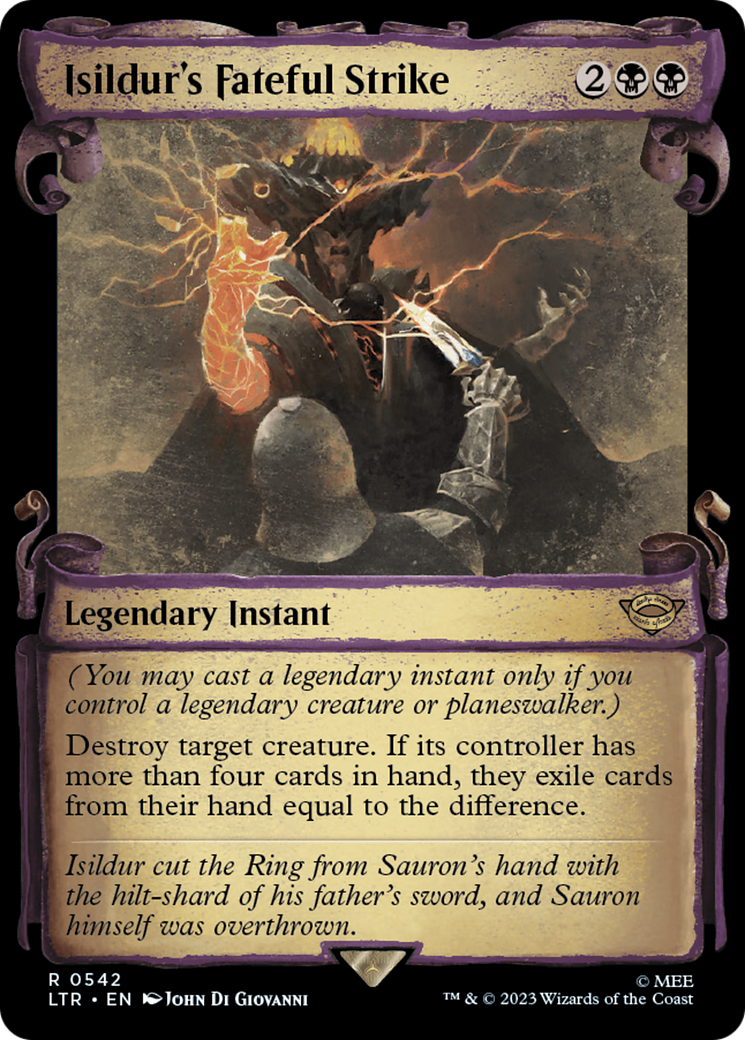 Image of Isildur's Fateful Strike [The Lord of the Rings: Tales of Middle-Earth Showcase Scrolls]