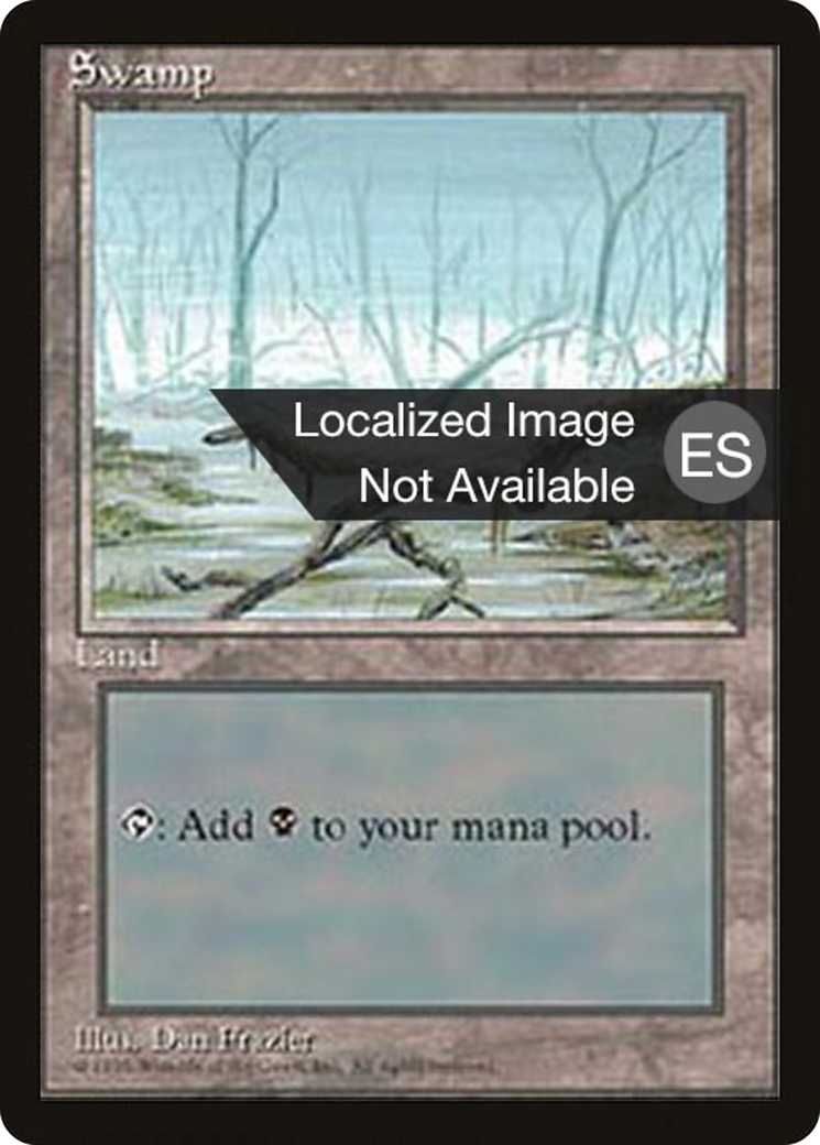 Image of Swamp (A) [Fourth Edition (Foreign Black Border)]