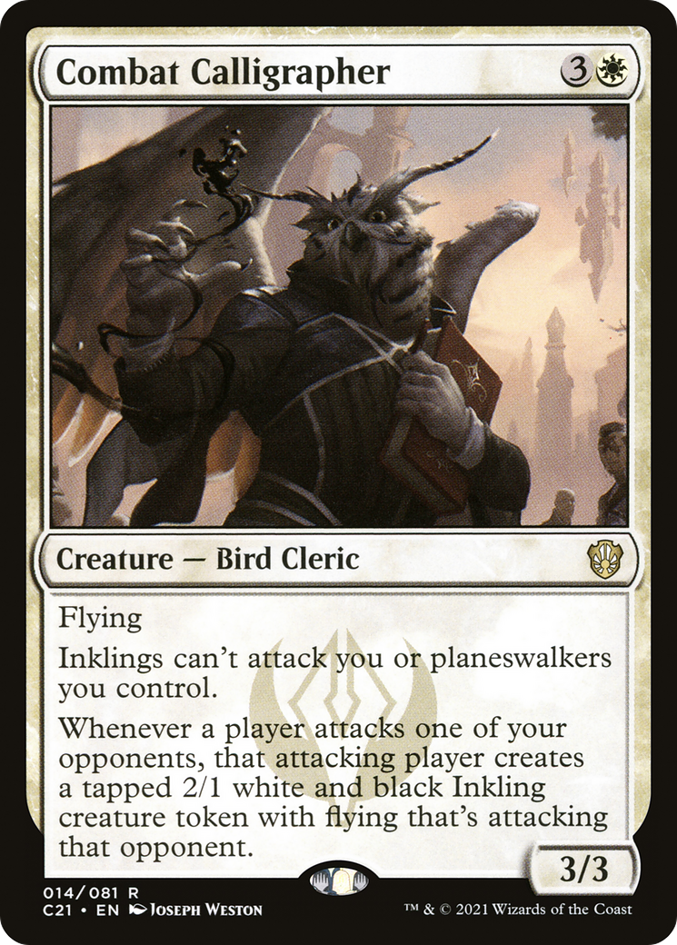 Image of Combat Calligrapher [Commander 2021]