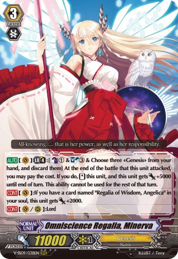 Image of Omniscience Regalia, Minerva (V-SS09/038EN) [Revival Selection]