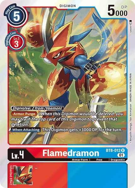 Image of Flamedramon [BT8-012] [New Awakening]