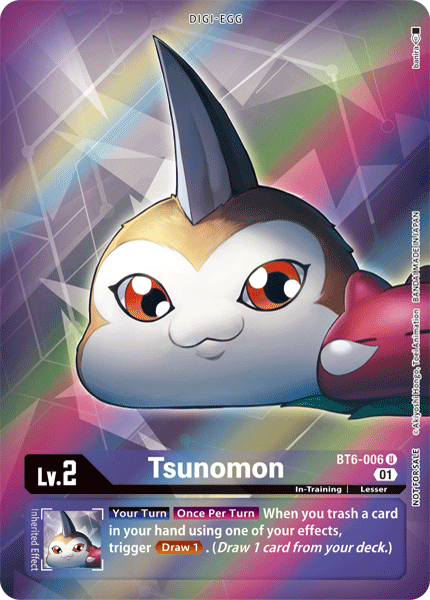 Image of Tsunomon [BT6-006] (Alternative Art - Box Topper) [Double Diamond]