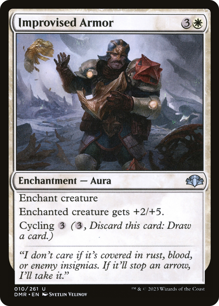 Image of Improvised Armor [Dominaria Remastered]