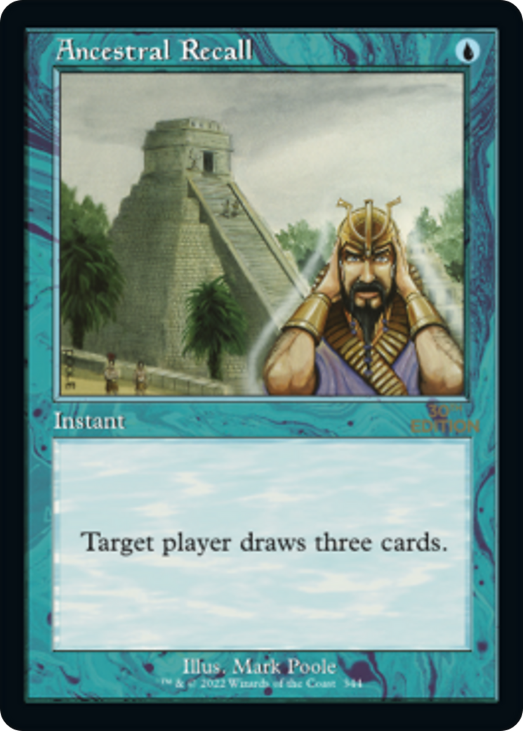 Image of Ancestral Recall (Retro) [30th Anniversary Edition]