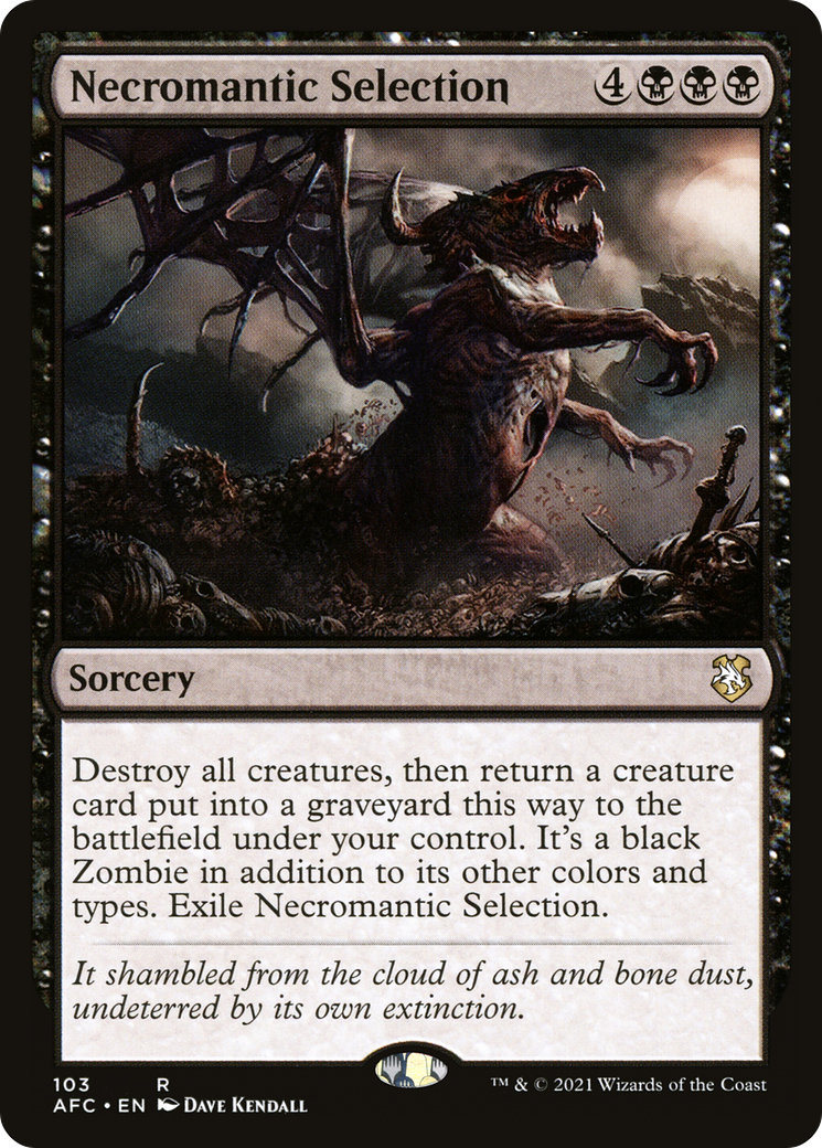 Image of Necromantic Selection [Dungeons & Dragons: Adventures in the Forgotten Realms Commander]