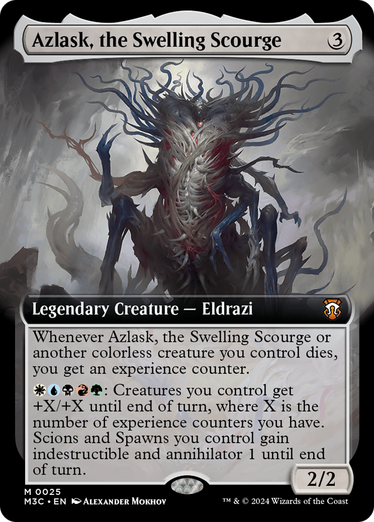 Image of Azlask, the Swelling Scourge (Extended Art) [Modern Horizons 3 Commander]