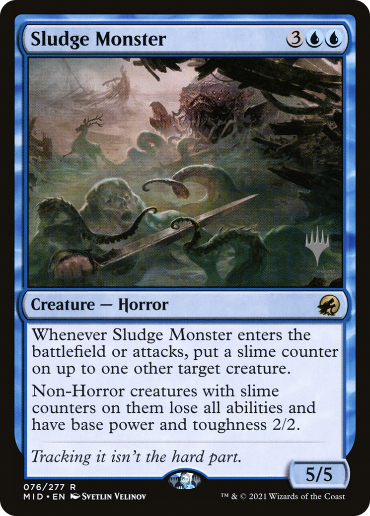 Image of Sludge Monster (Promo Pack) [Innistrad: Midnight Hunt Promos]