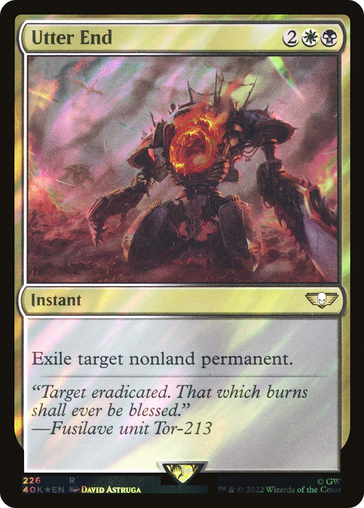 Image of Utter End (Surge Foil) [Warhammer 40,000]