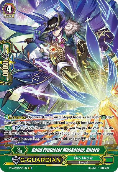 Image of Bond Protector Musketeer, Antero (V-SS09/SP24EN) [Revival Selection]