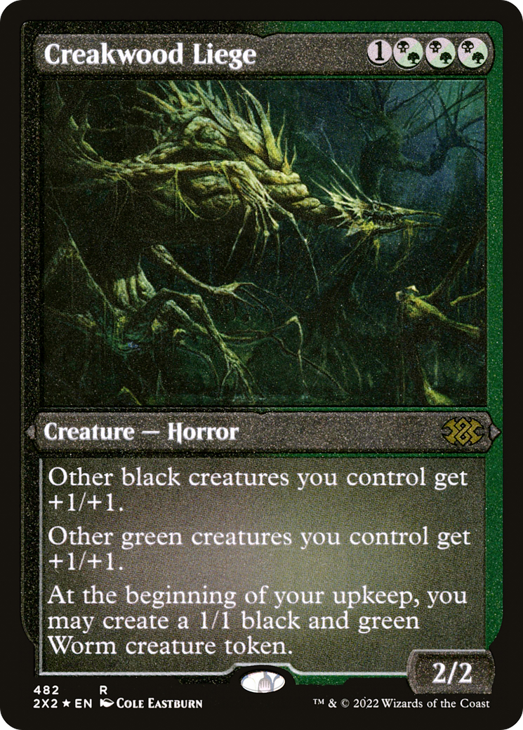 Image of Creakwood Liege (Foil Etched) [Double Masters 2022]
