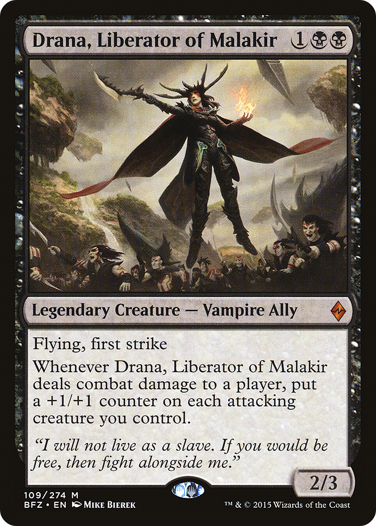 Image of Drana, Liberator of Malakir [Battle for Zendikar]