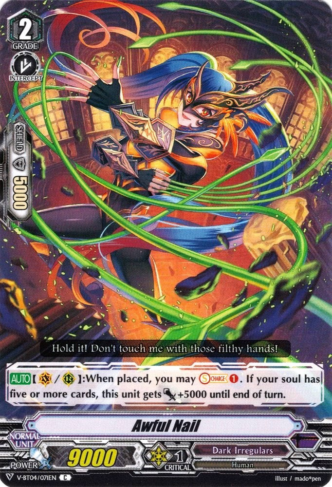 Image of Awful Nail (V-BT04/071EN) [Vilest! Deletor]