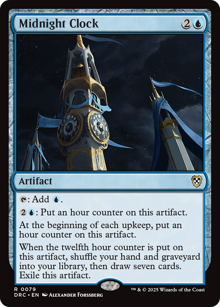 Image of Midnight Clock [Aetherdrift Commander]