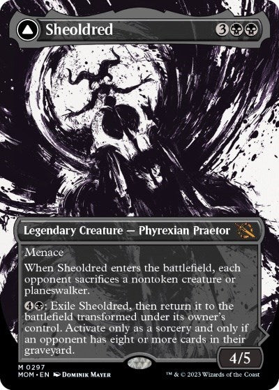 Image of Sheoldred // The True Scriptures (Showcase Planar Booster Fun) [March of the Machine]