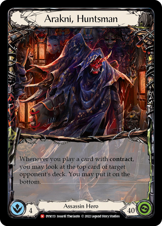Image of Arakni, Huntsman [DYN113] (Dynasty)