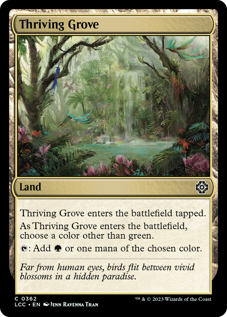 Image of Thriving Grove [The Lost Caverns of Ixalan Commander]