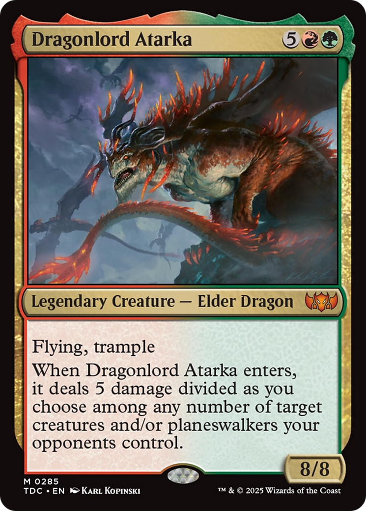 Image of Dragonlord Atarka [Tarkir: Dragonstorm Commander]