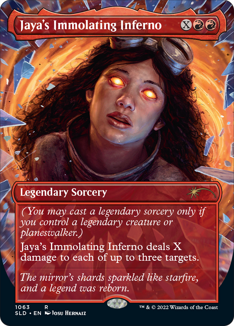 Image of Jaya's Immolating Inferno (Borderless) [Secret Lair Drop Series]