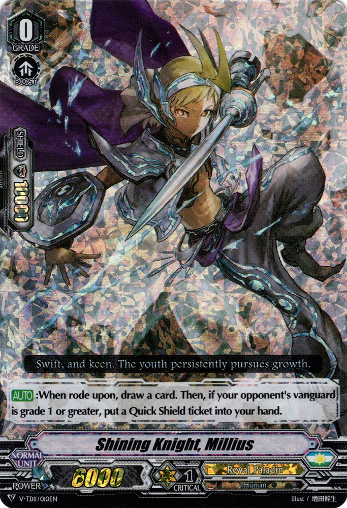 Image of Shining Knight, Millius (Parallel Foil) (V-TD11/010EN) [Altmile]