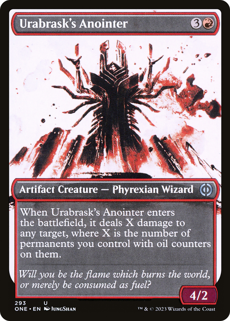 Image of Urabrask's Anointer (Showcase Ichor) [Phyrexia: All Will Be One]
