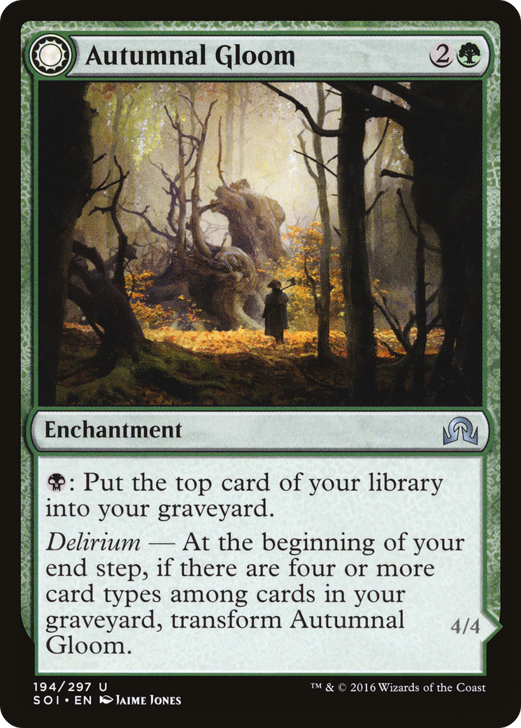 Image of Autumnal Gloom // Ancient of the Equinox [Shadows over Innistrad]