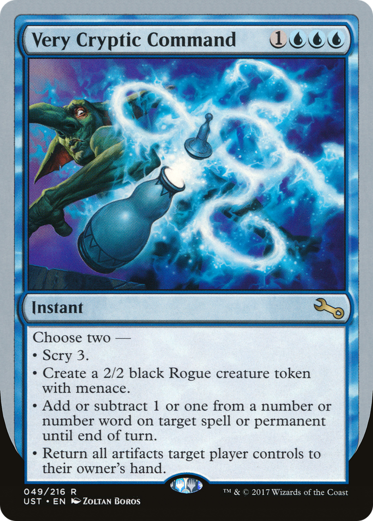 Image of Very Cryptic Command (Scry) [Unstable]