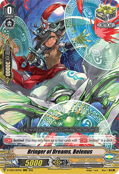 Bringer of Dreams, Belenus (D-VS03/007EN) [V Clan Collection Vol.3]