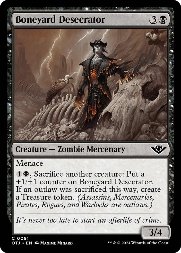 Image of Boneyard Desecrator [Outlaws of Thunder Junction]