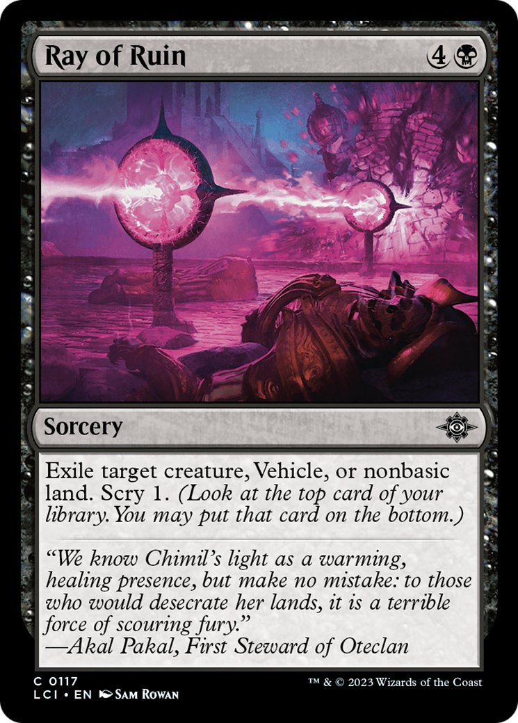 Image of Ray of Ruin [The Lost Caverns of Ixalan]