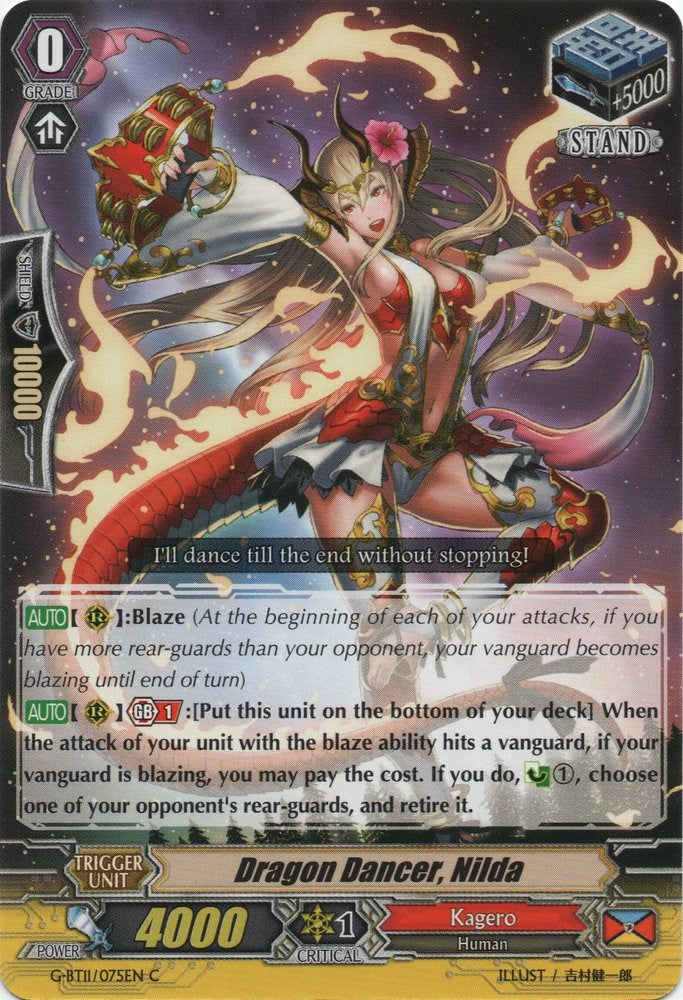 Image of Dragon Dancer, Nilda (G-BT11/075EN) [Demonic Advent]