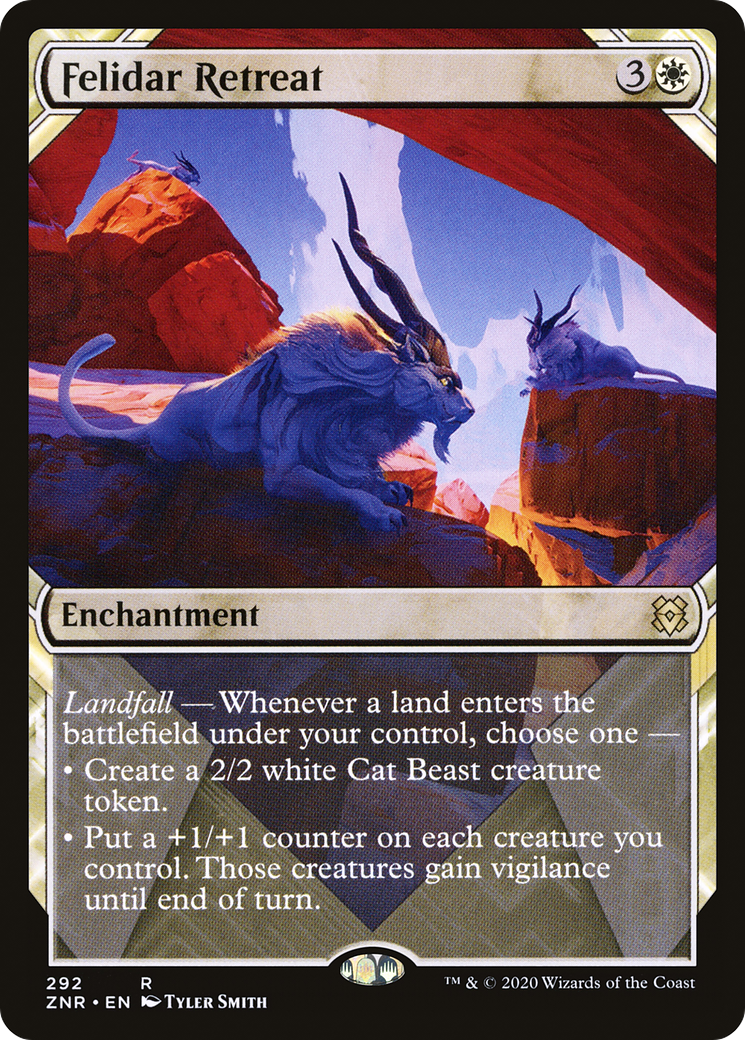 Image of Felidar Retreat (Showcase) [Zendikar Rising]