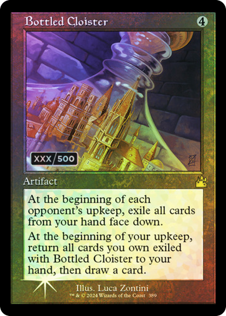 Image of Bottled Cloister (Retro) (Serialized) [Ravnica Remastered]