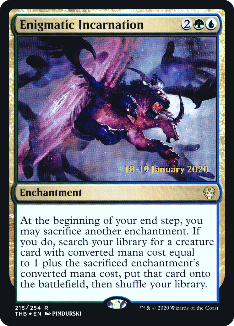Image of Enigmatic Incarnation [Theros Beyond Death Prerelease Promos]